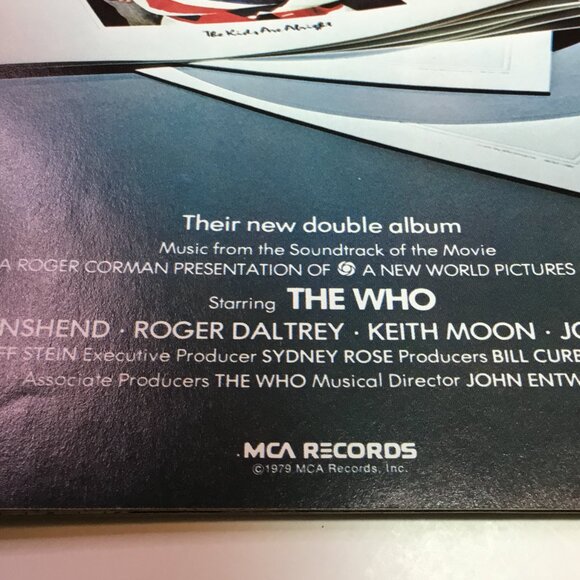 THE WHO 1980 Official Concert Tour Program & The Who 1975 Poster Magazine #3 - Picture 6 of 11